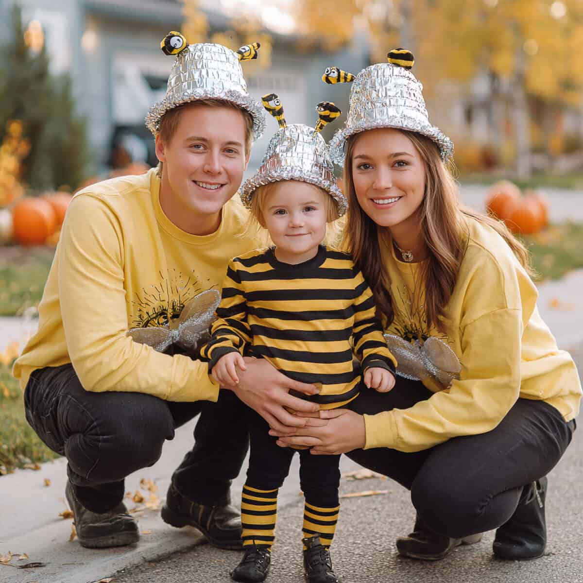 Last-Minute Family Halloween Costume Ideas (Fast, Affordable, and Fun) | Fit Fun And Over 40 Bumble Bees
