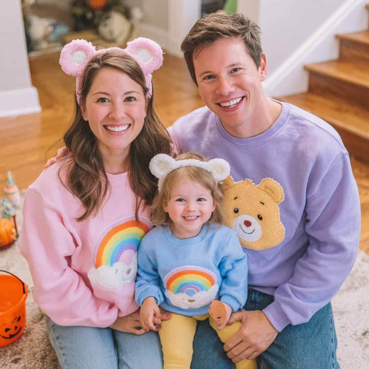 Last-Minute Family Halloween Costume Ideas (Fast, Affordable, and Fun) | Fit Fun And Over 40 Care Bears