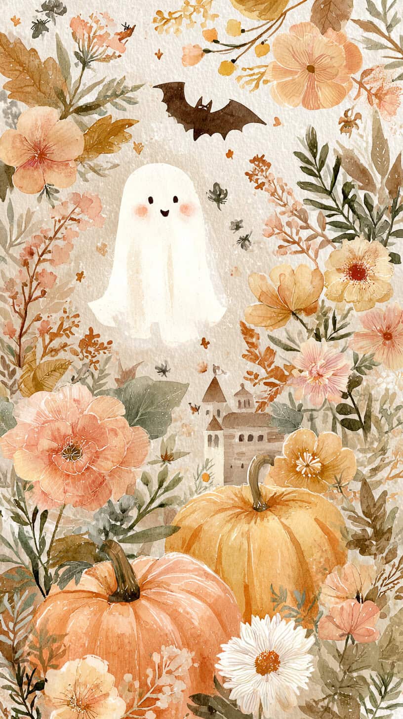 Ghost-Themed Halloween Wallpapers