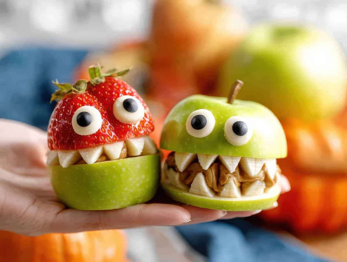 Spooky Banana Ghosts and Apple Monsters