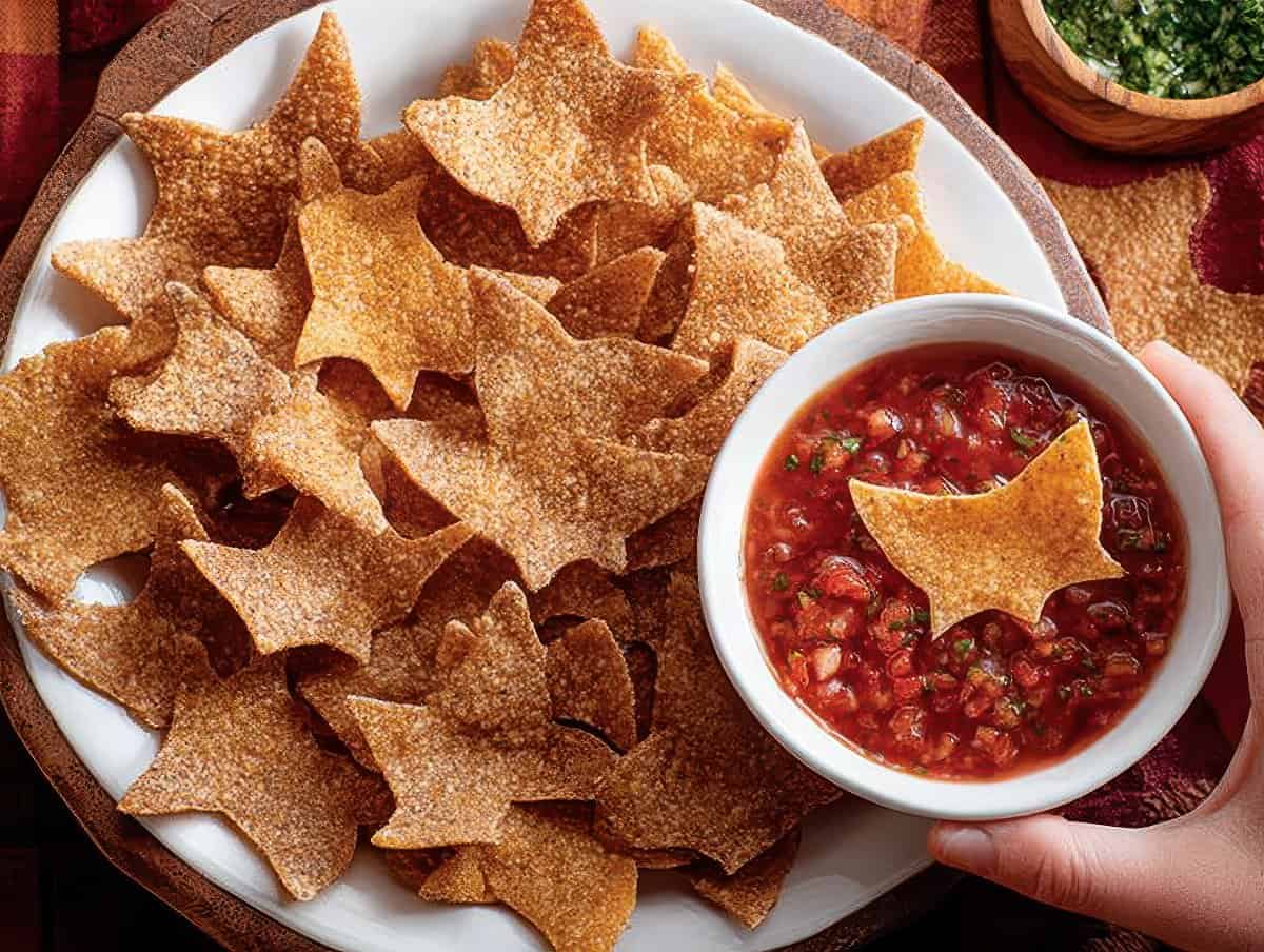Bat-Shaped Chips and Salsa
