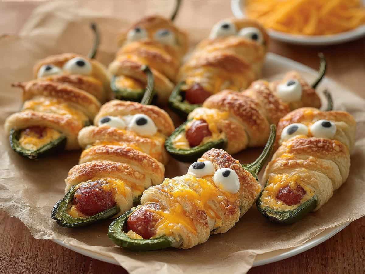 Mummy Jalapeño Poppers