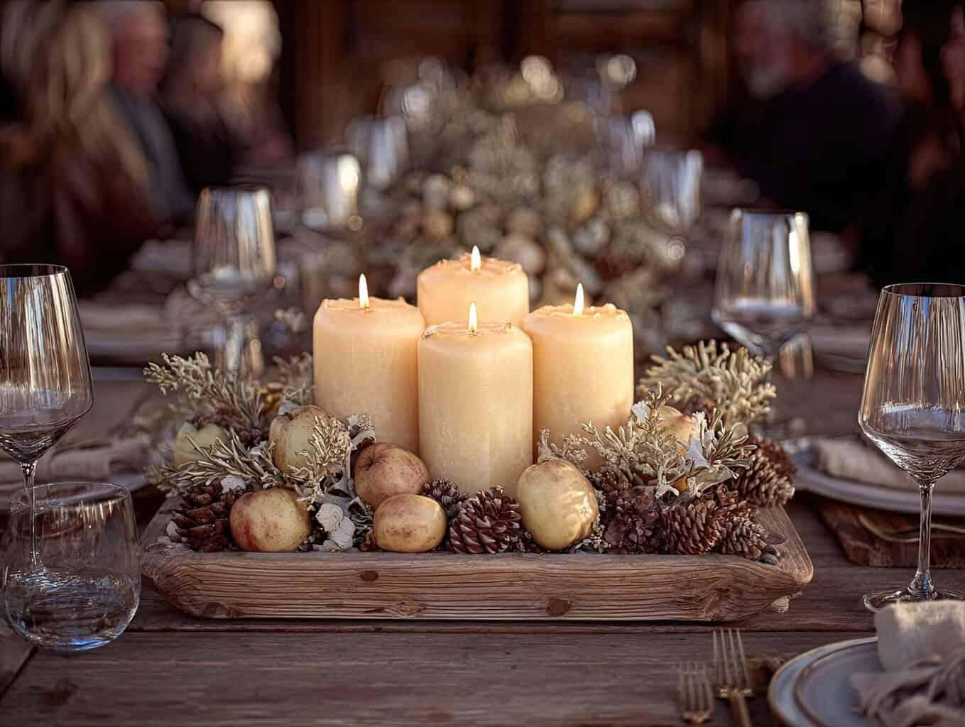 Easy Friendsgiving Centerpieces