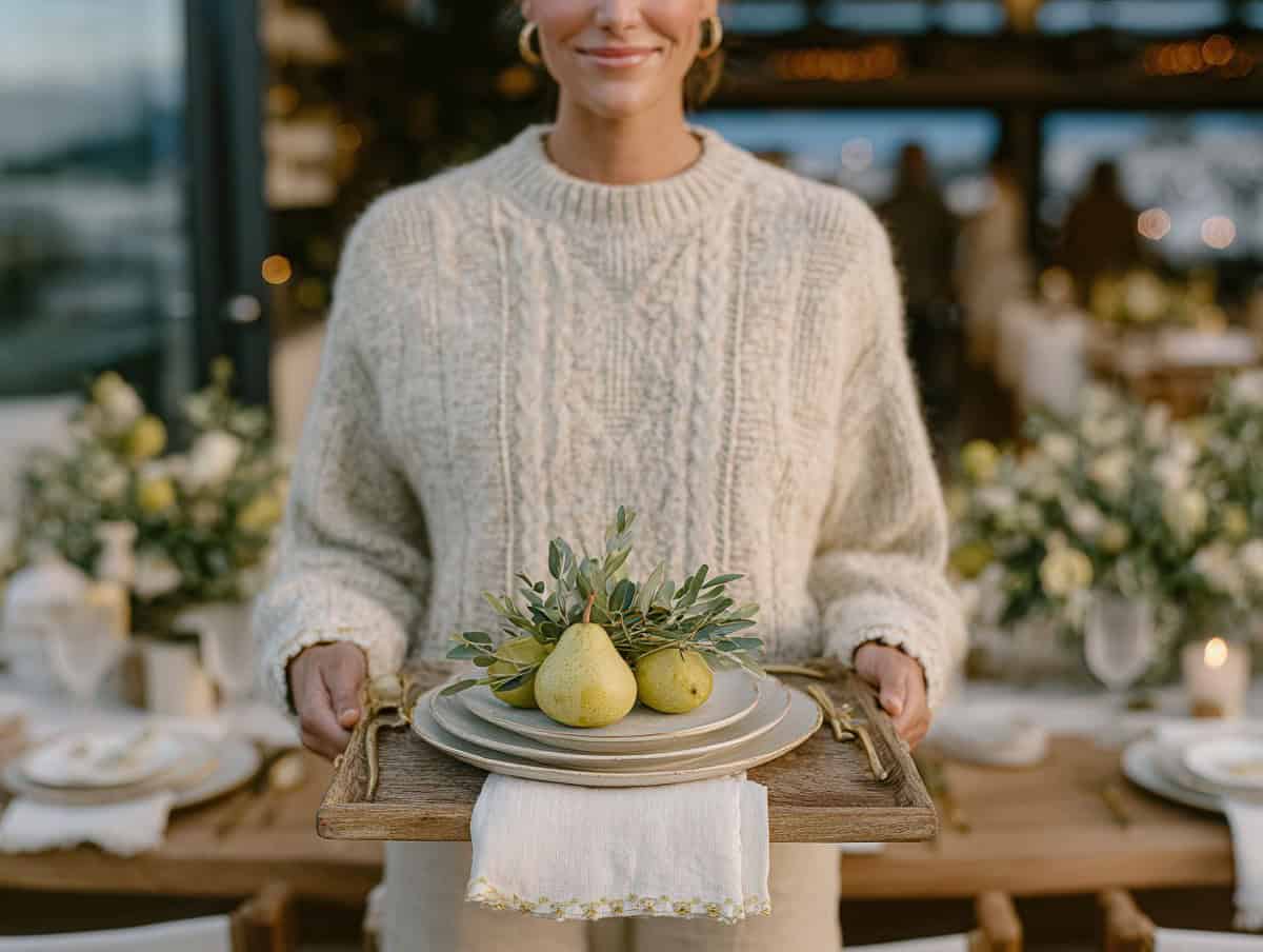 Friendsgiving table settings