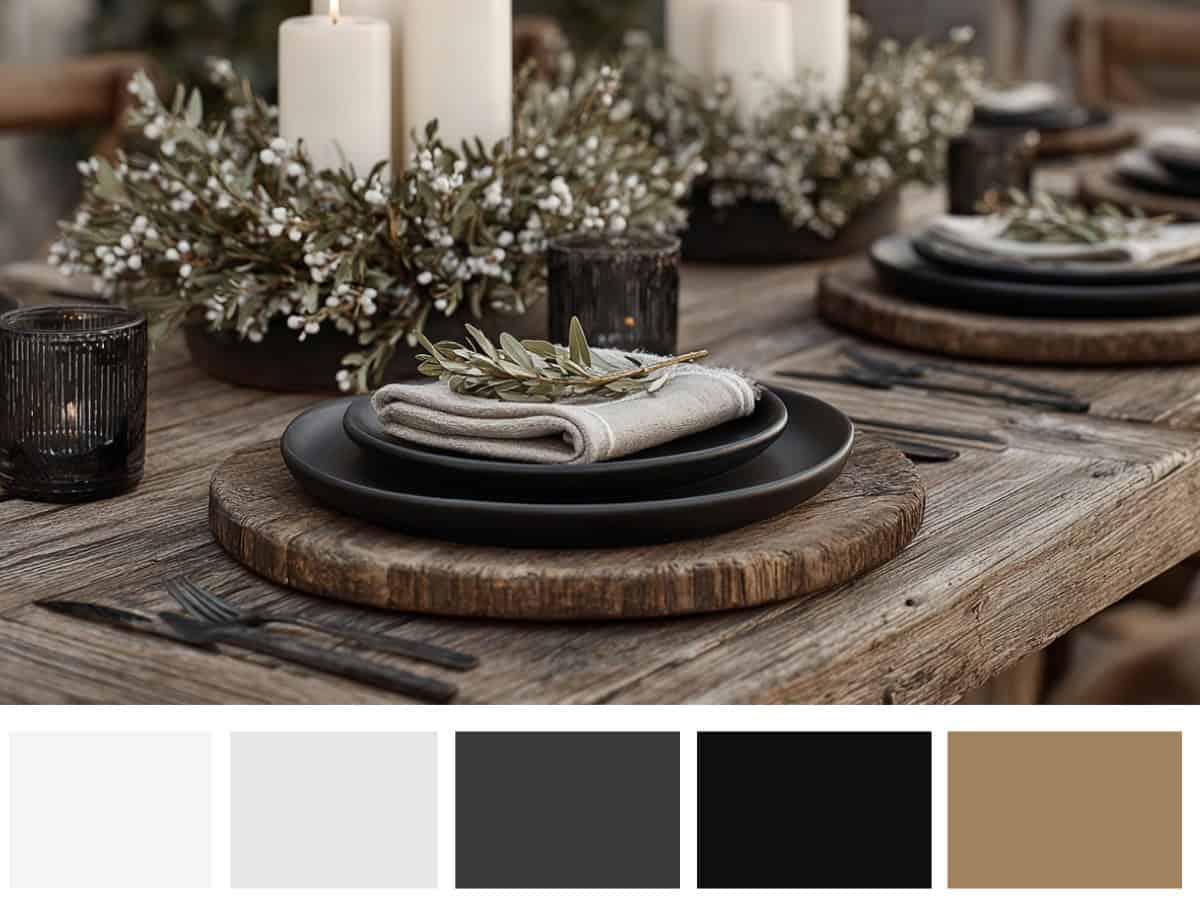 Modern Monochrome (pared-back, clean)
