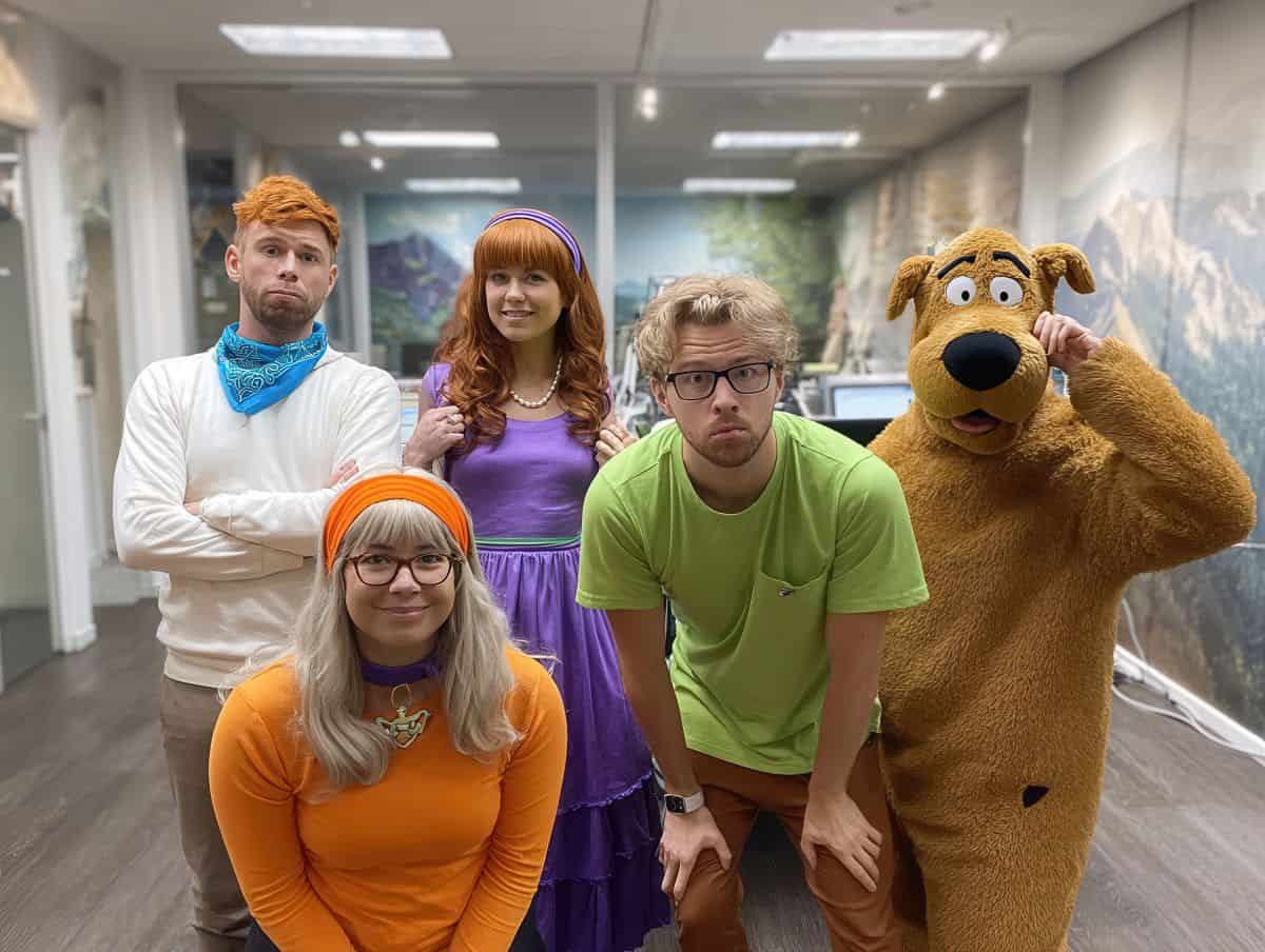 Office Halloween Costume Ideas-15 Scooby-Doo Gang