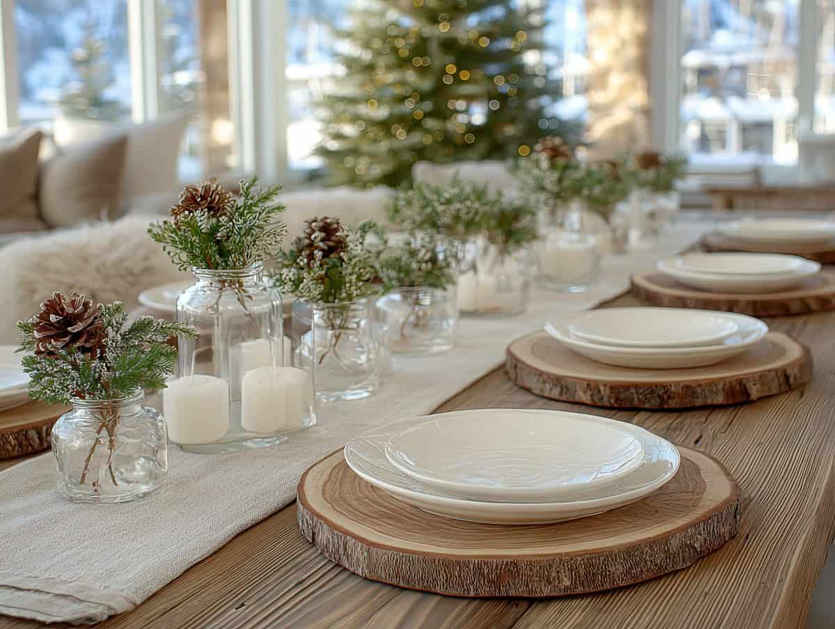 Christmas winter motif