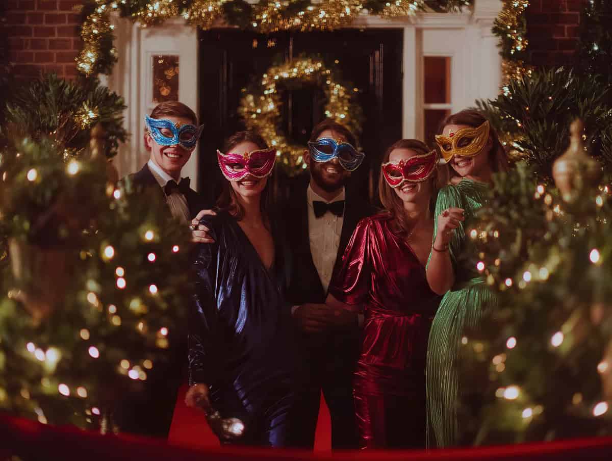 Masquerade Ball Christmas Party