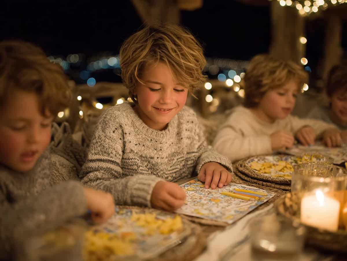 Coloring Placemats and Crayons