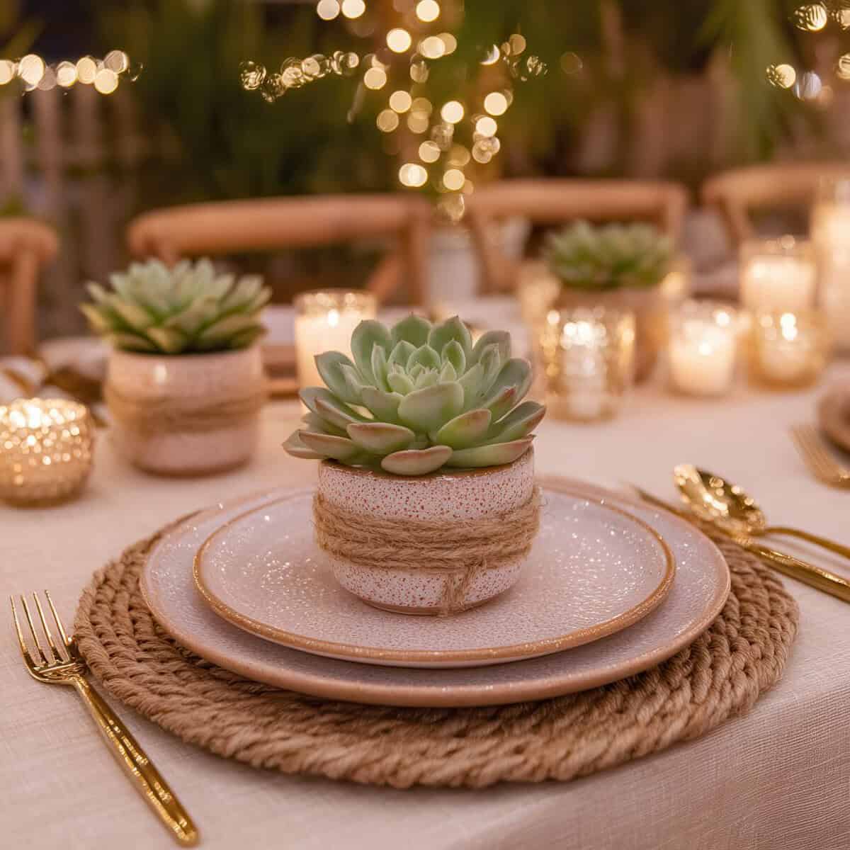 Tiny Succulents or Herb Pots