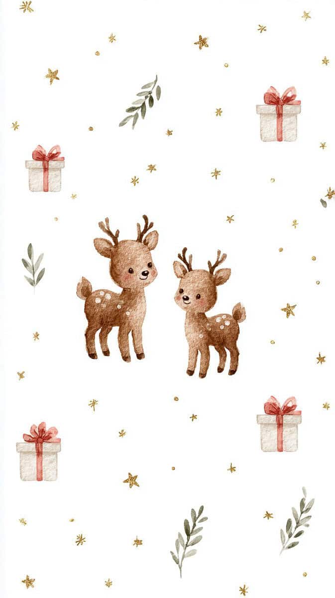 Christmas wallpaper 2025-54 | Fit Fun And Over 40 Reindeer Wallpaper