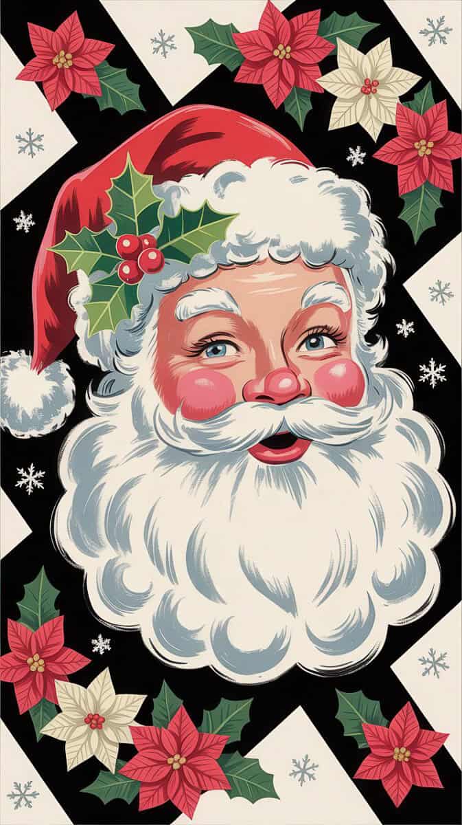 Christmas wallpaper 2025-70 | Fit Fun And Over 40 Santa Wallpaper