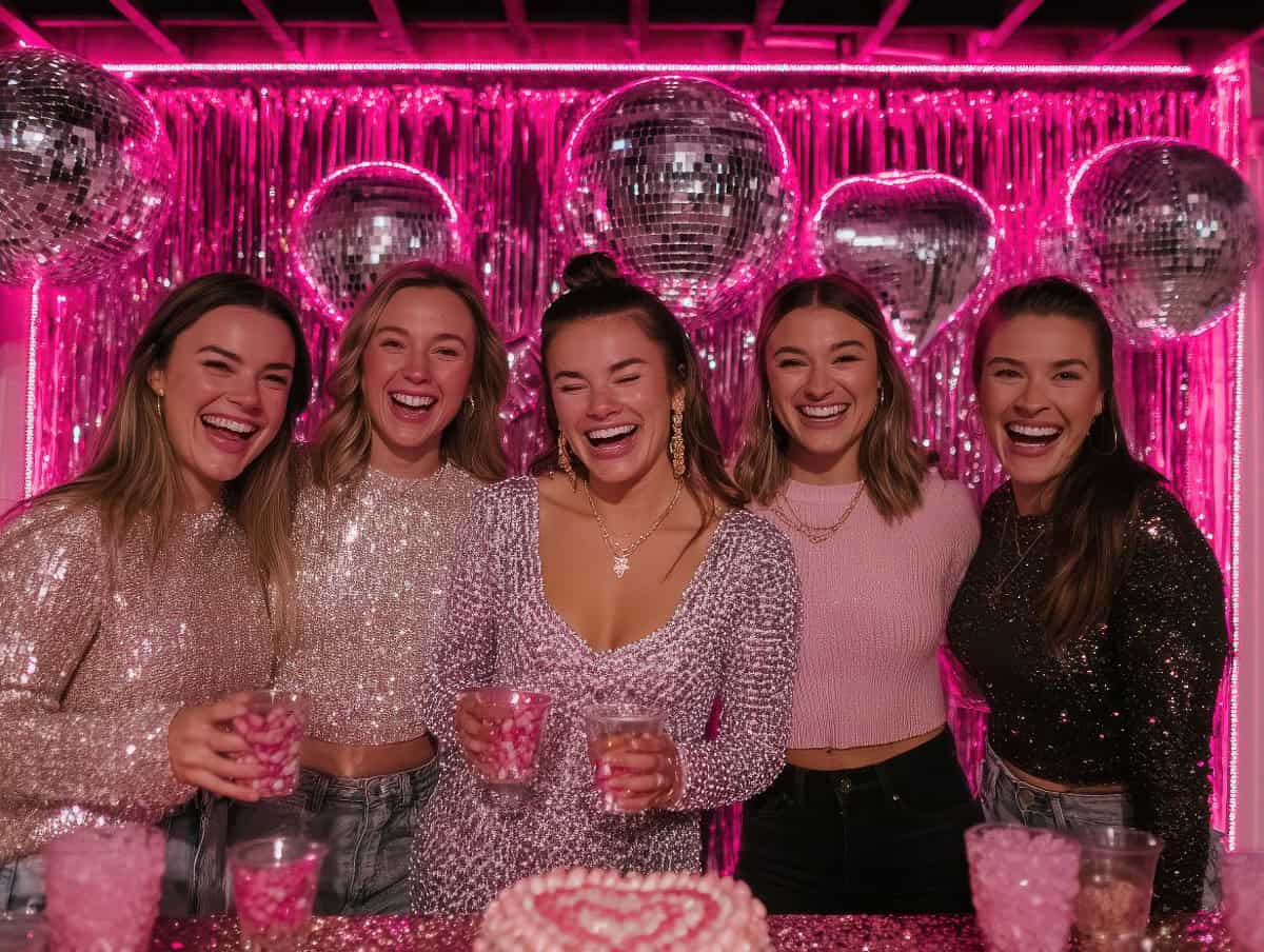 2025 Valentines Party Themes Adults-1 | Fit Fun And Over 40 Pink Disco Party