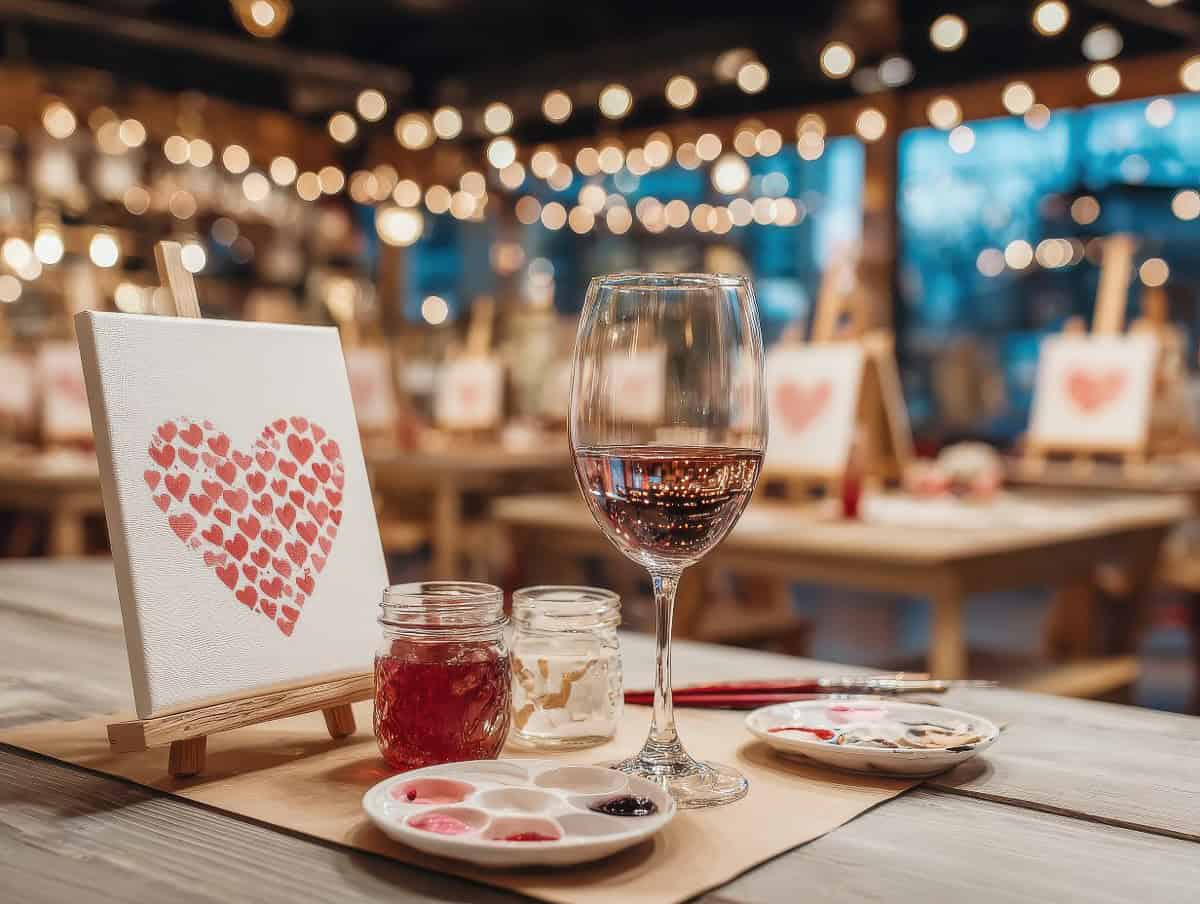 2025 Valentines Party Themes Adults-5 | Fit Fun And Over 40 Sip and Paint Valentine’s Night