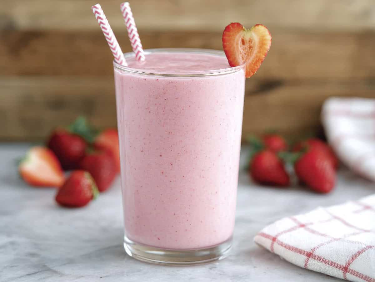 Strawberry Banana Smoothie Cups