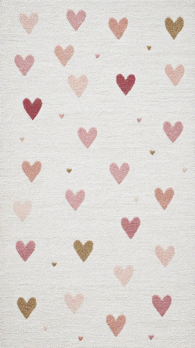 Warm toned valentine aesthetic with line art