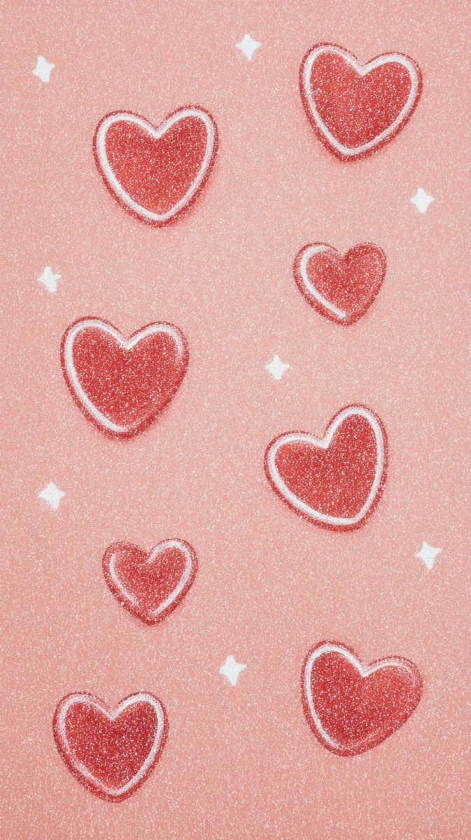 Conversation hearts with sans-serif text style