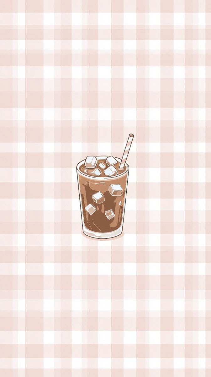 Modern preppy Valentine’s Day phone background