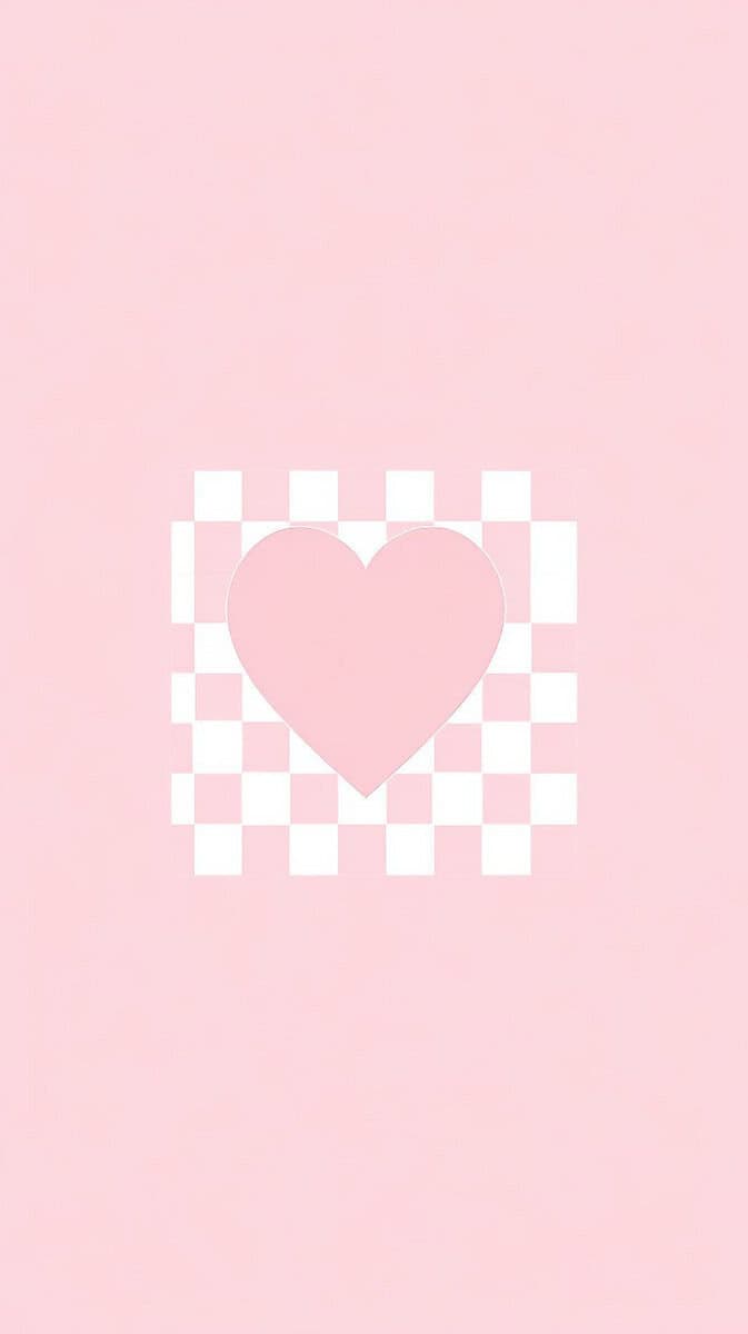 Flat lay of preppy icons and hearts