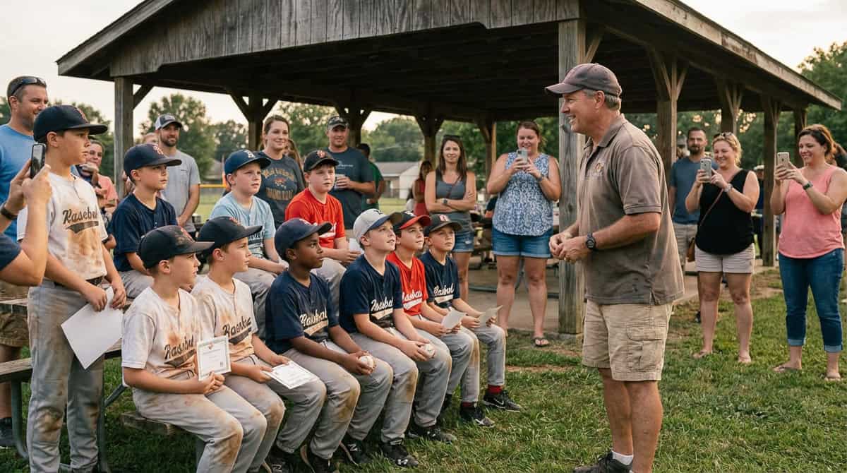 Baseball -05 | Fit Fun And Over 40 Recognizing Players at the End of the Baseball Season