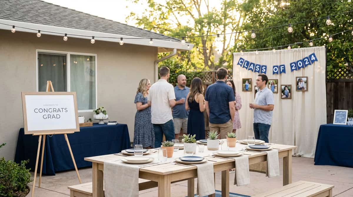 Graduation Party Trends 2026-4 | Fit Fun And Over 40 School Colors Graduation Party Theme Ideas with a Modern Twist