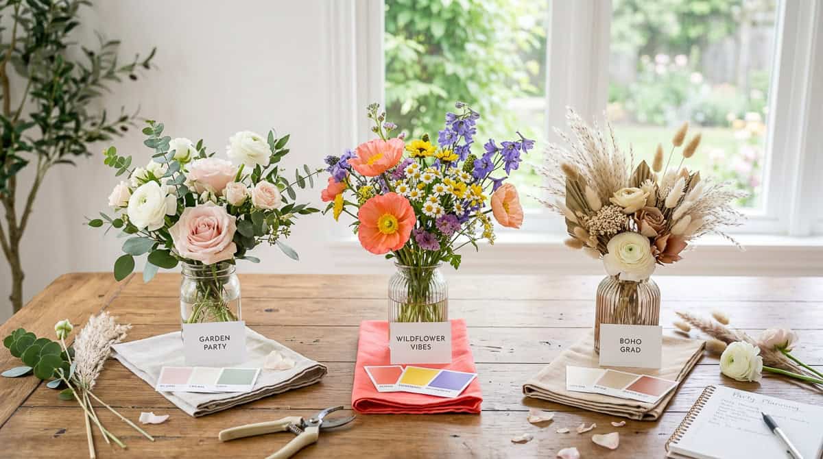 Floral Grouping Ideas for Graduation Party Decor That Looks Professional