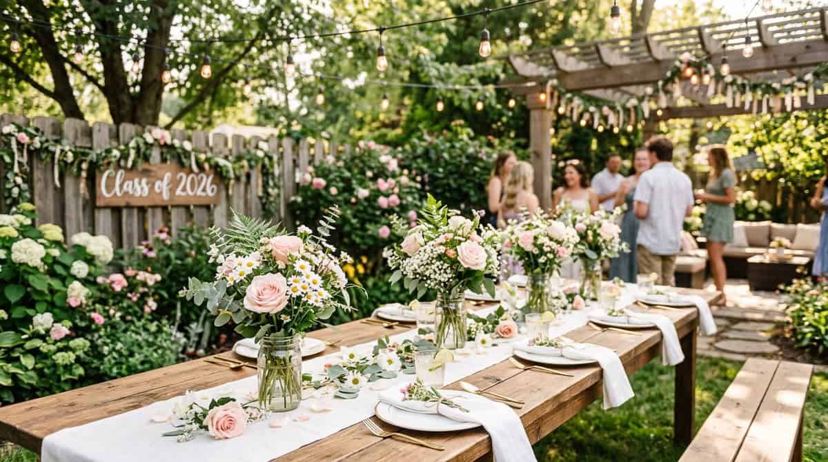 Choose a Floral Graduation Party Theme and Color Palette