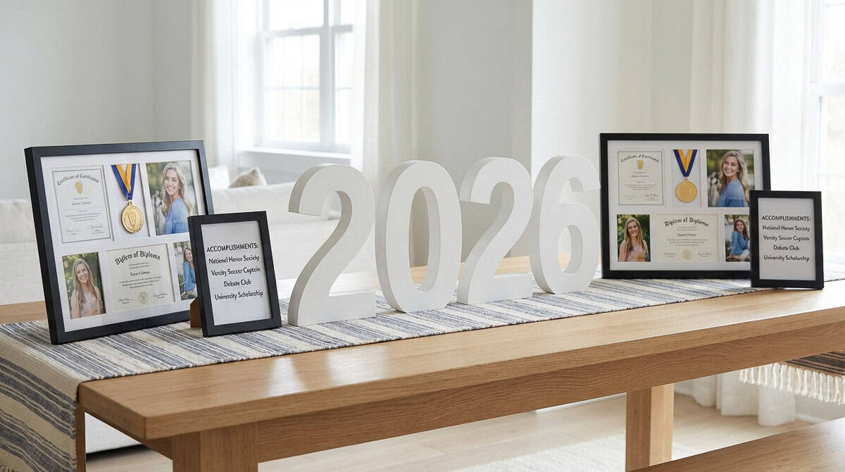 Graduation Party Table Ideas-4 | Fit Fun And Over 40 Graduation Year Spotlight Table Ideas for a Standout Graduation Party Table