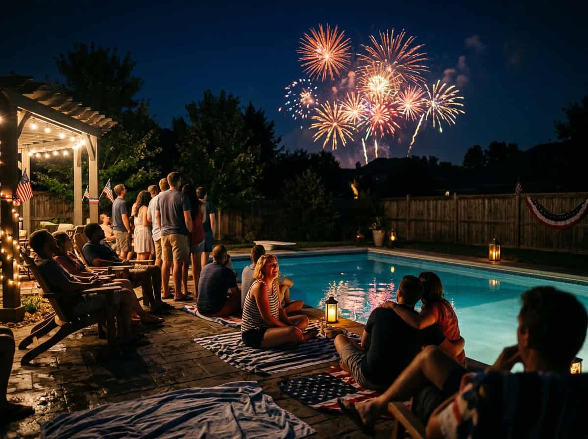 Fourth of July Pool Party Ideas-11 | Fit Fun And Over 40 Nighttime 4th of July Pool Party Ideas to Keep the Party Going