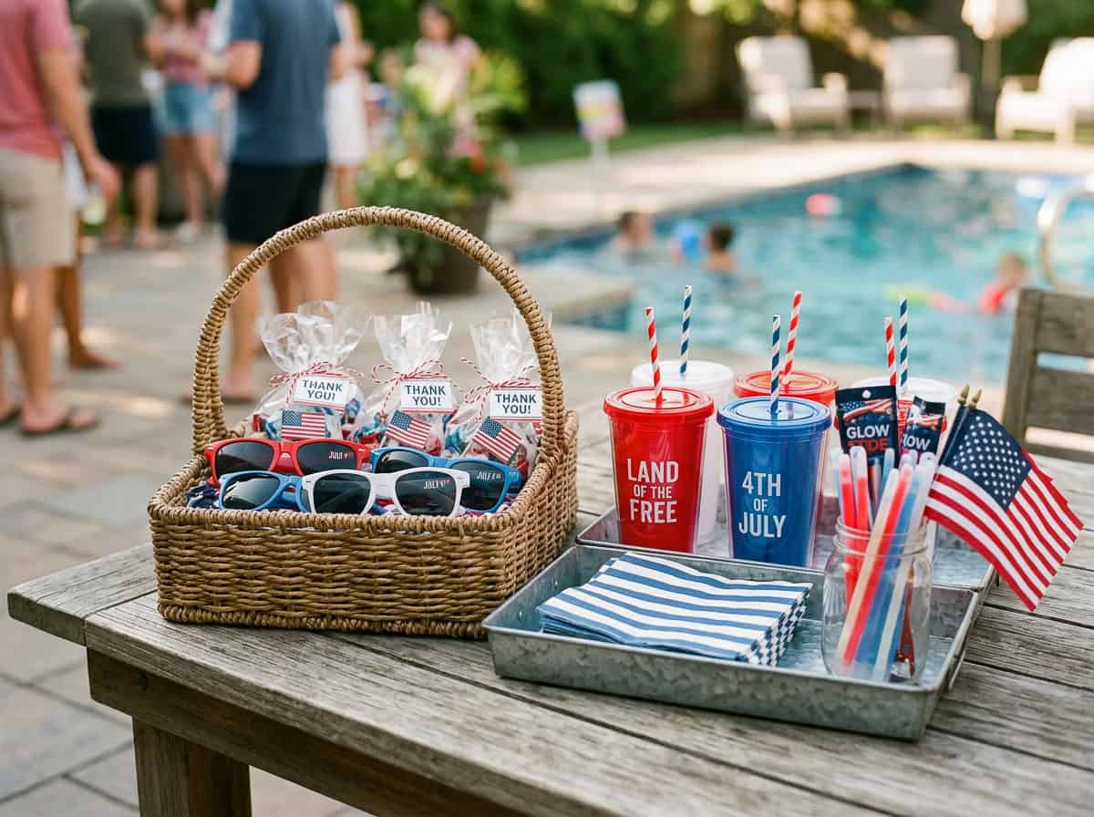 Fourth of July Pool Party Ideas-18 | Fit Fun And Over 40 4th of July Pool Party Favors (Simple + Cute Ideas Guests Will Love)