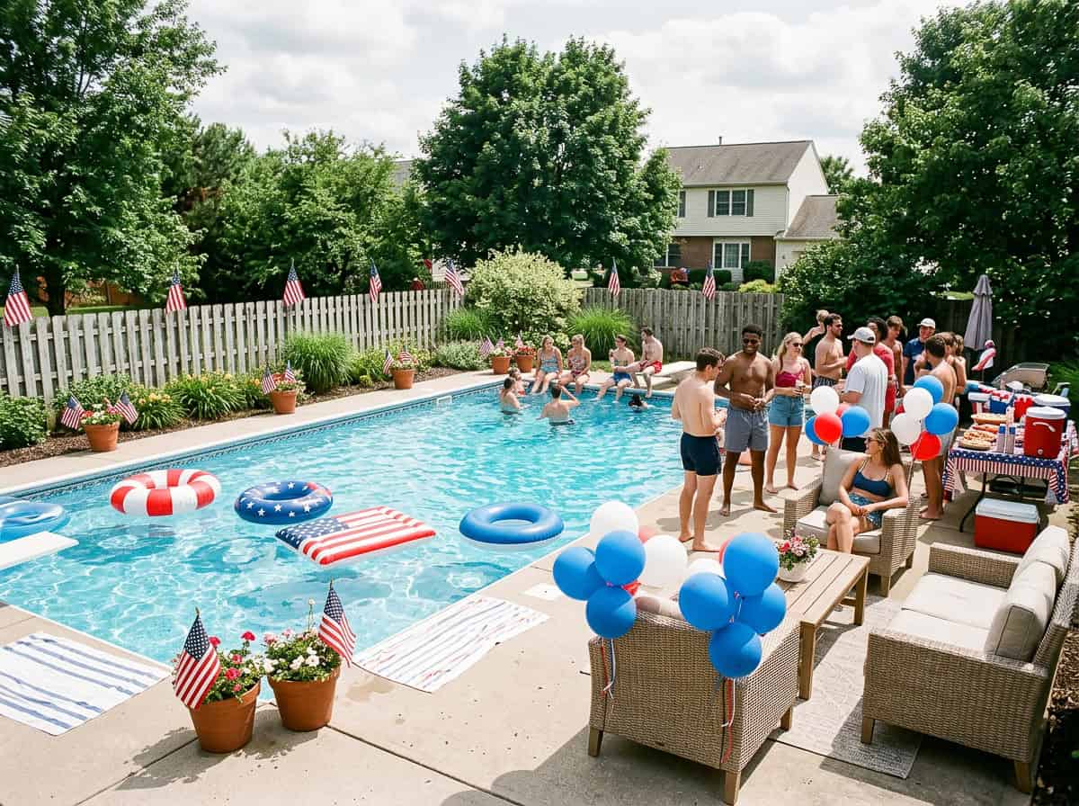 Fourth of July Pool Party Ideas-34 | Fit Fun And Over 40 Plan Your Party Style