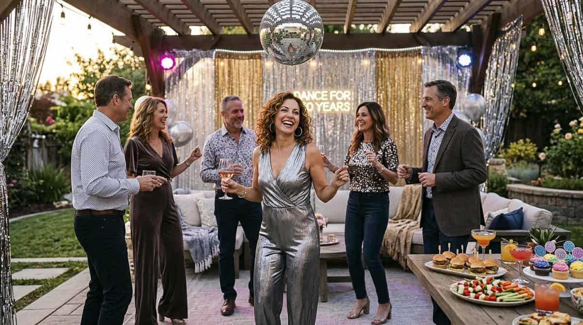 50 Birthday Party Ideas for women-10 | Fit Fun And Over 40 Disco Fever Party
