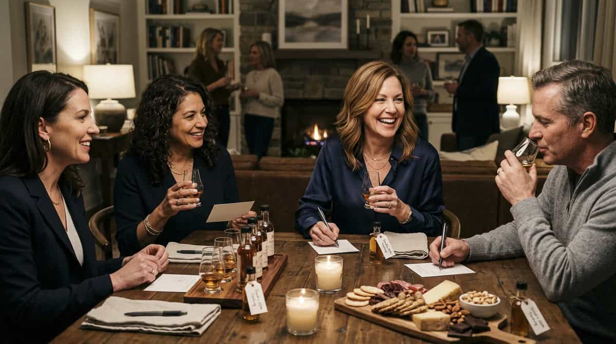 50 Birthday Party Ideas for women-15 | Fit Fun And Over 40 Whiskey Tasting Party