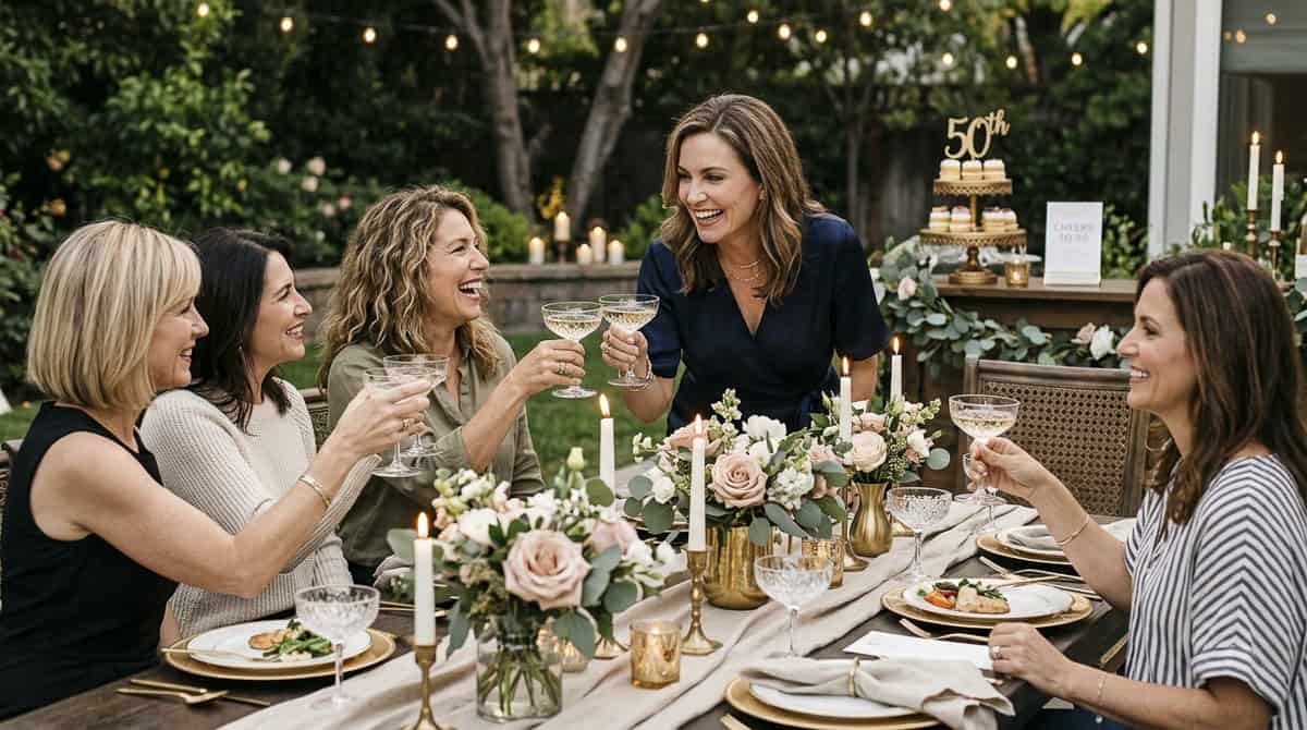 50 Birthday Party Ideas for women-2 | Fit Fun And Over 40 Classy 50th Birthday Party Themes for Women