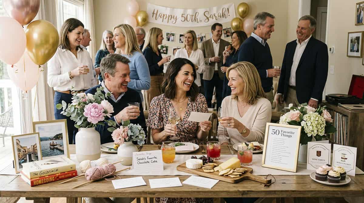 50 Birthday Party Ideas for women-21 | Fit Fun And Over 40 Favorite Things Party