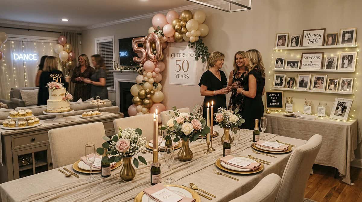 50 Birthday Party Ideas for women-34 | Fit Fun And Over 40 What to Serve at a 50th Birthday Party