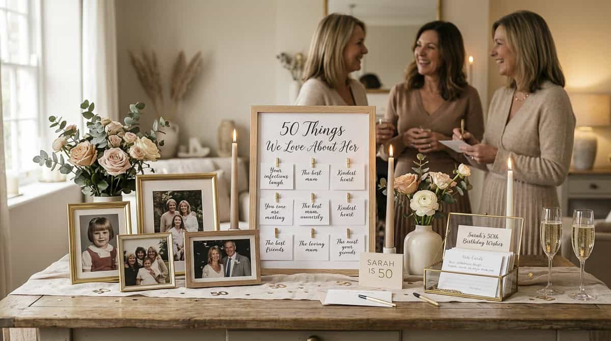50 Birthday Party Ideas for women-35 | Fit Fun And Over 40 How to Make a 50th Birthday Party Feel More Personal