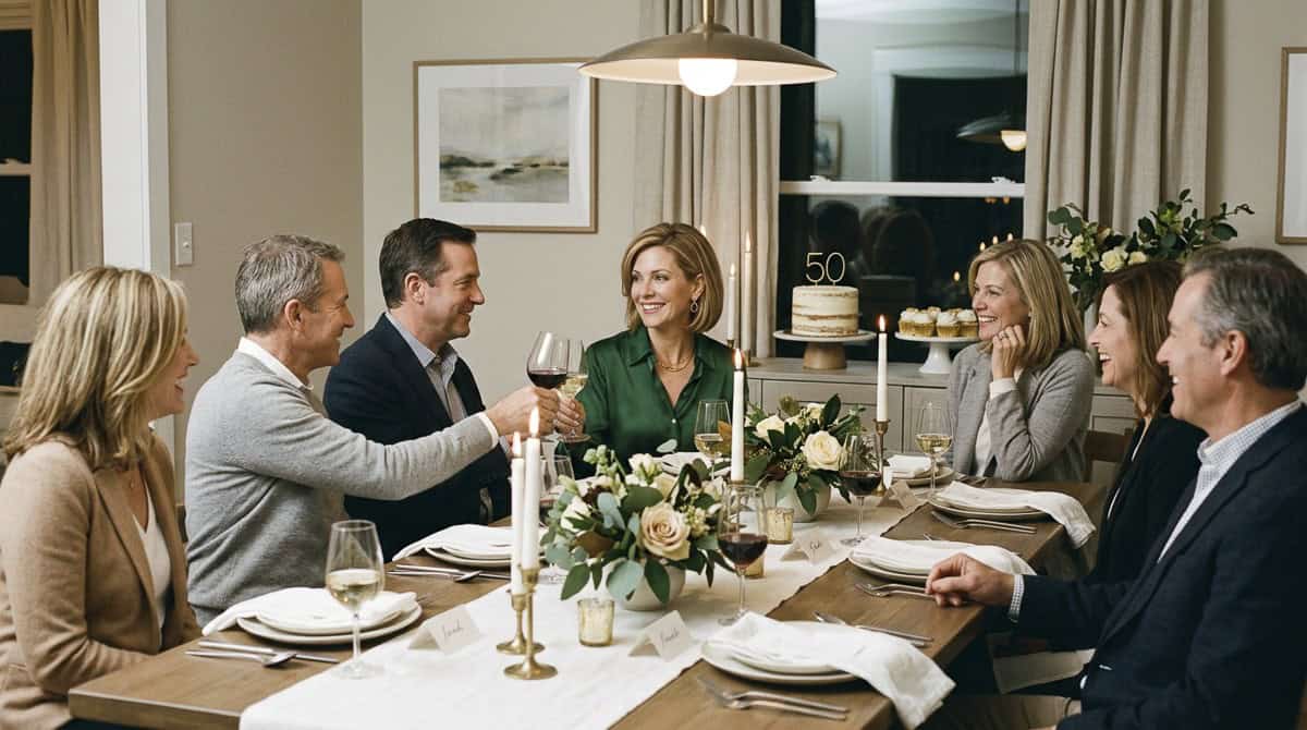 50 Birthday Party Ideas for women-4 | Fit Fun And Over 40 Formal Dinner Party