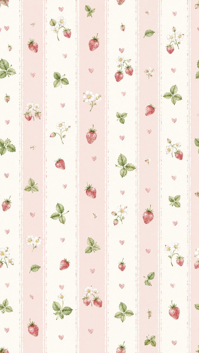 strawberry aesthetic wallpaper