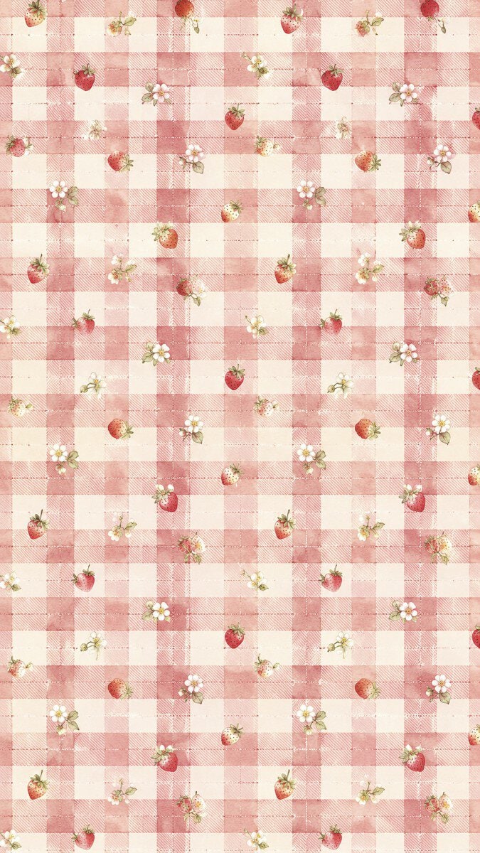aesthetic strawberry wallpaper