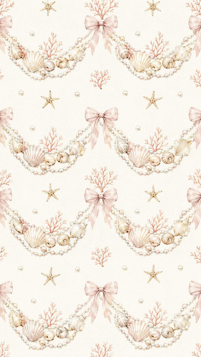 pink shell wallpaper