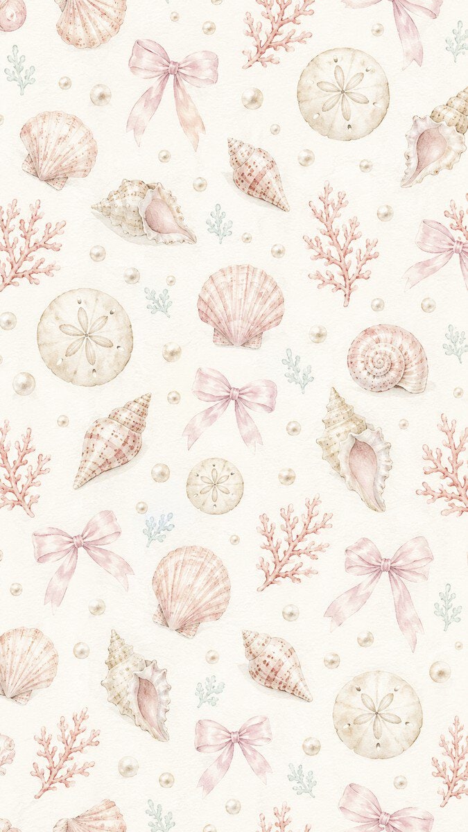 aesthetic shell wallpaper