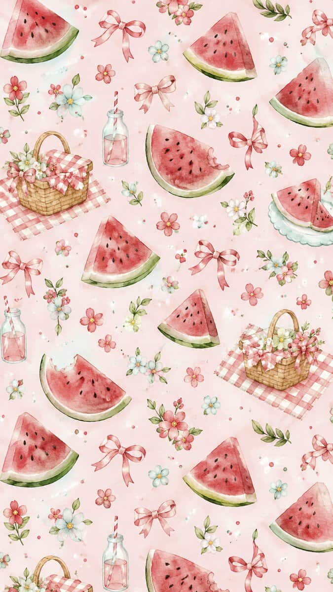 watermelon art wallpaper