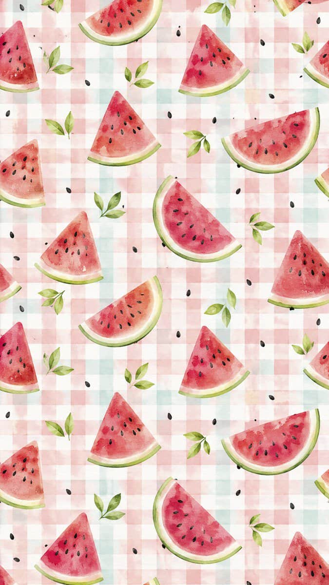 pastel watermelon wallpaper