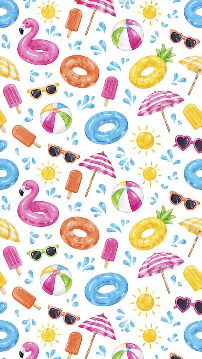 pool party background wallpaper
