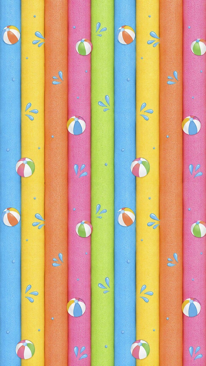pool noodle summer wallpaper