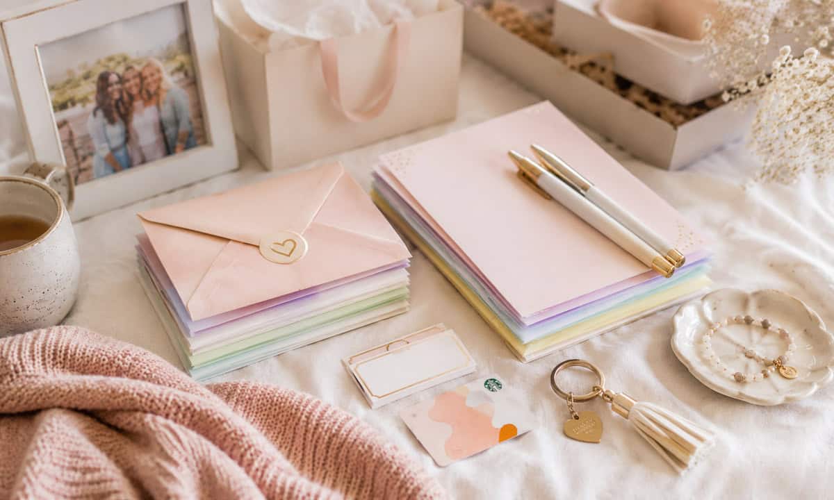 Simple Supplies for an Open When Letter Project