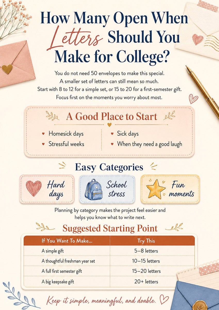 How Many Open When Letters Should You Make for College?
