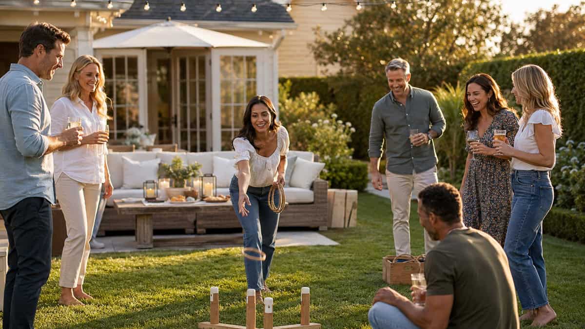Summer Birthday Parties for Women-12 | Fit Fun And Over 40 Backyard Game Night Party