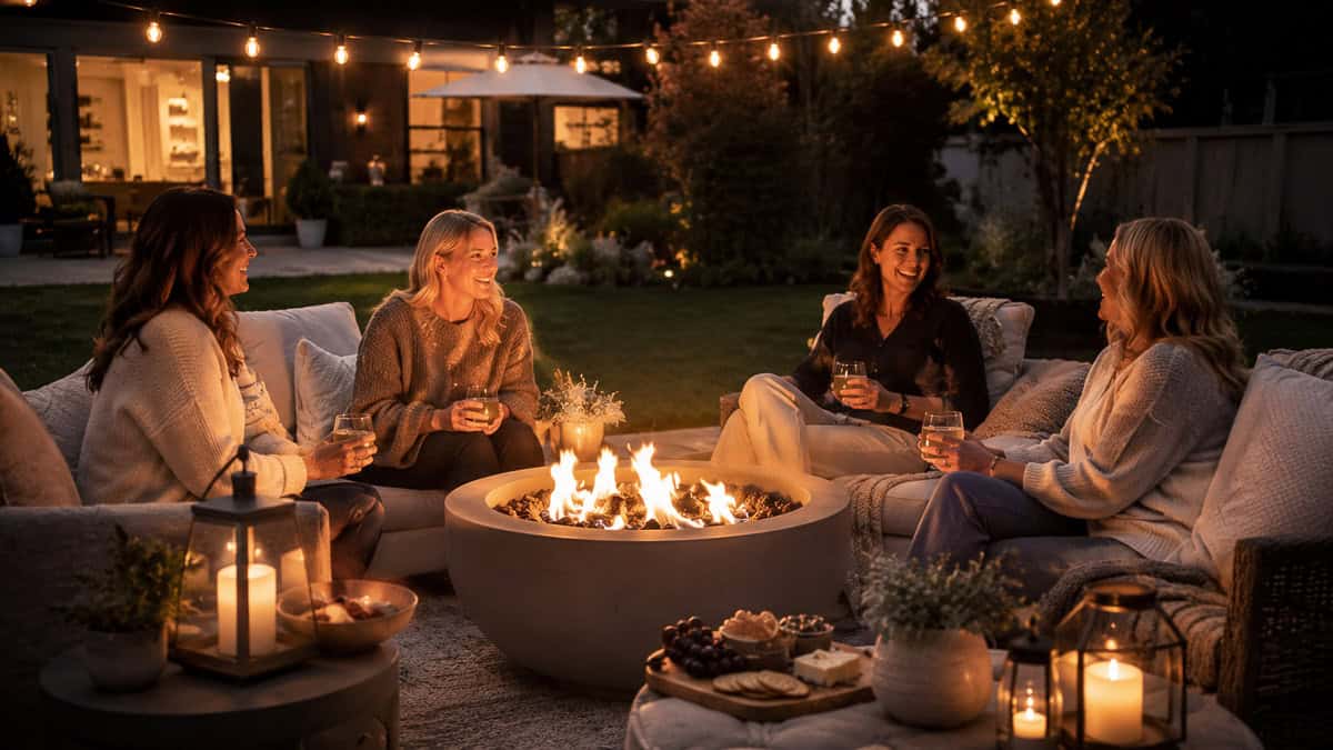 Summer Birthday Parties for Women-13 | Fit Fun And Over 40 Girls' Night Around the Fire Pit